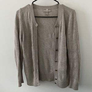 Banana Republic Beige Cardigan Size S